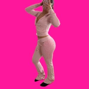 HIDDEN CULT CHEETAH PINK SWEATSUIT🩷🐆